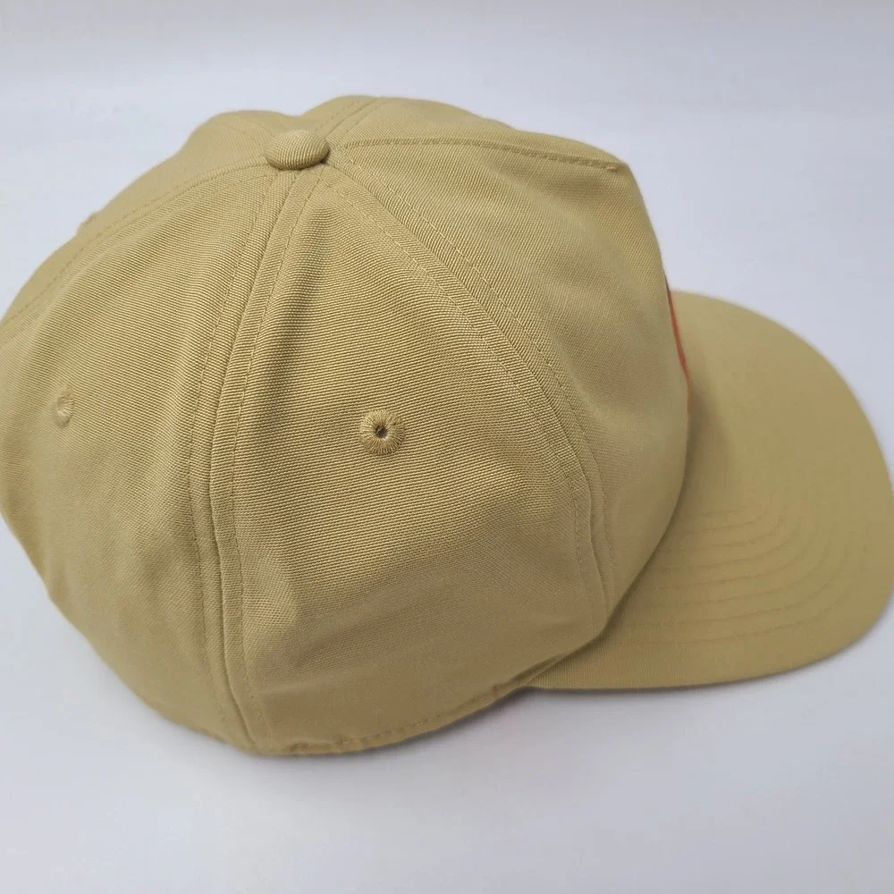 Dutch Bros Hat Snapback Gold Yellow Red Logo Patch Coffee Casual Hipster Men